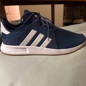 adidas Men's Navy and White Sneakers